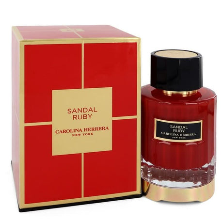 Sandal Ruby by Carolina Herrera Eau De Parfum Spray (Unisex) 3.4 oz for Women - The Melanated's Fundamentals