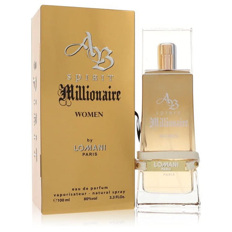 Spirit Millionaire by Lomani Eau De Parfum Spray 3.3 oz for Women - The Melanated's Fundamentals