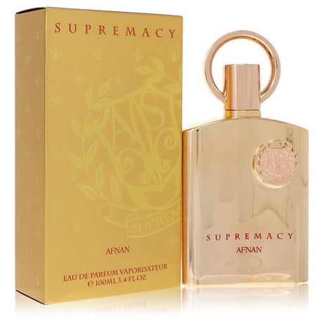 Supremacy Gold by Afnan Eau De Parfum Spray (Unisex) 3.4 oz for Men - The Melanated's Fundamentals