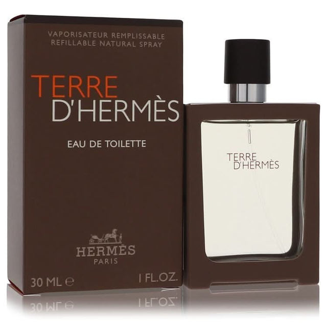 Terre D'Hermes by Hermes Eau De Toilette Spray Spray Refillable 1 oz for Men - The Melanated's Fundamentals