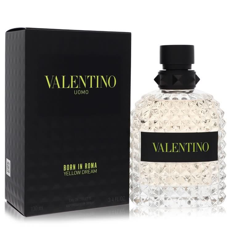 Valentino Uomo Born In Roma Yellow Dream by Valentino Eau De Toilette Spray 3.4 oz for Men - The Melanated's Fundamentals
