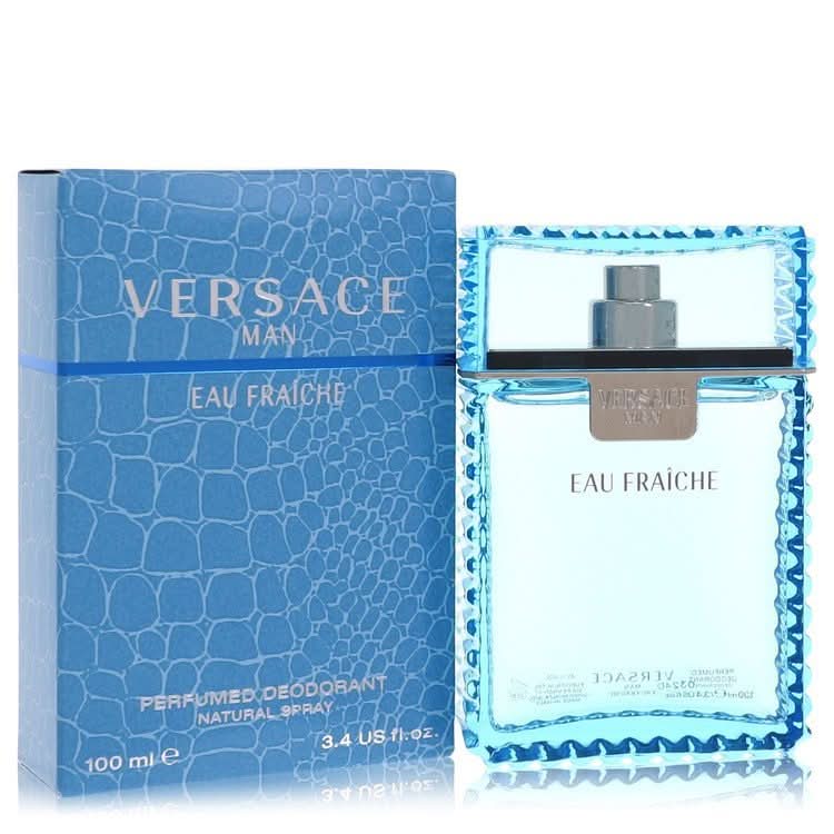Versace Man by Versace Eau Fraiche Deodorant Spray 3.4 oz for Men - The Melanated's Fundamentals