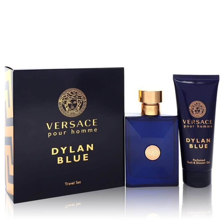 Versace Pour Homme Dylan Blue by Versace Gift Set - 3.4 oz Eau de Toilette Spray + 3.4 oz Shower Gel for Men - The Melanated's Fundamentals