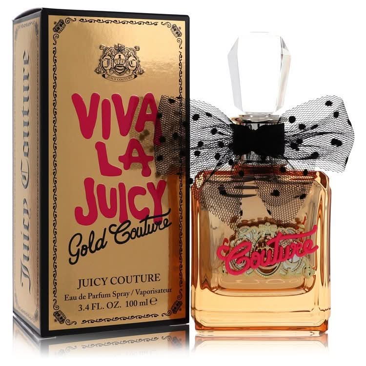 Viva La Juicy Gold Couture by Juicy Couture Eau De Parfum Spray 3.4 oz for Women - The Melanated's Fundamentals