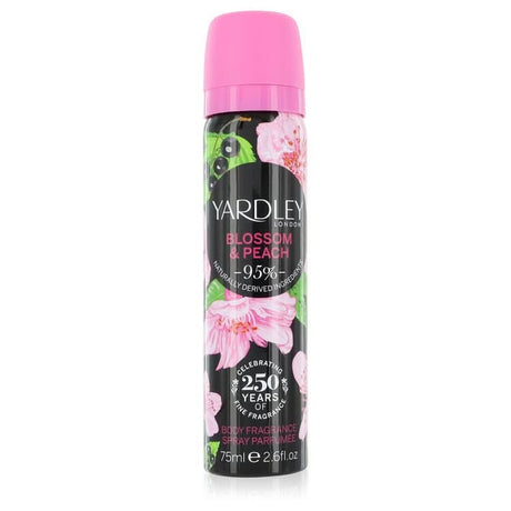 Yardley Blossom & Peach by Yardley London Body Fragrance Spray 2.6 oz for Women - The Melanated's Fundamentals
