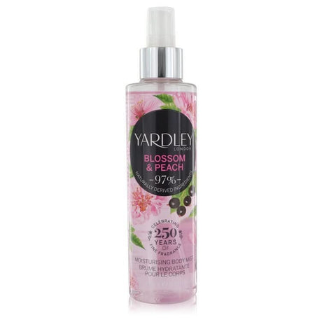 Yardley Blossom & Peach by Yardley London Moisturizing Body Mist 6.8 oz for Women - The Melanated's Fundamentals
