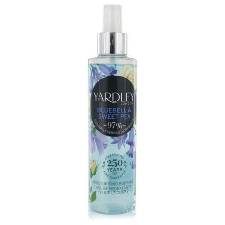Yardley Bluebell & Sweet Pea by Yardley London Moisturizing Body Mist 6.8 oz for Women - The Melanated's Fundamentals