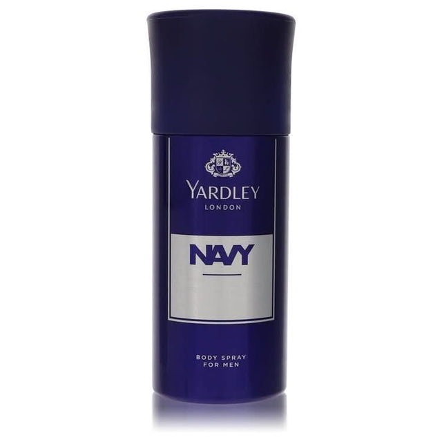 Yardley Navy by Yardley London Body Spray 5.1 oz for Men - The Melanated's Fundamentals