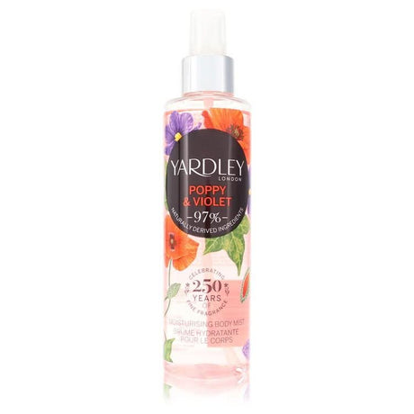 Yardley Poppy & Violet by Yardley London Body Mist 6.8 oz for Women - The Melanated's Fundamentals